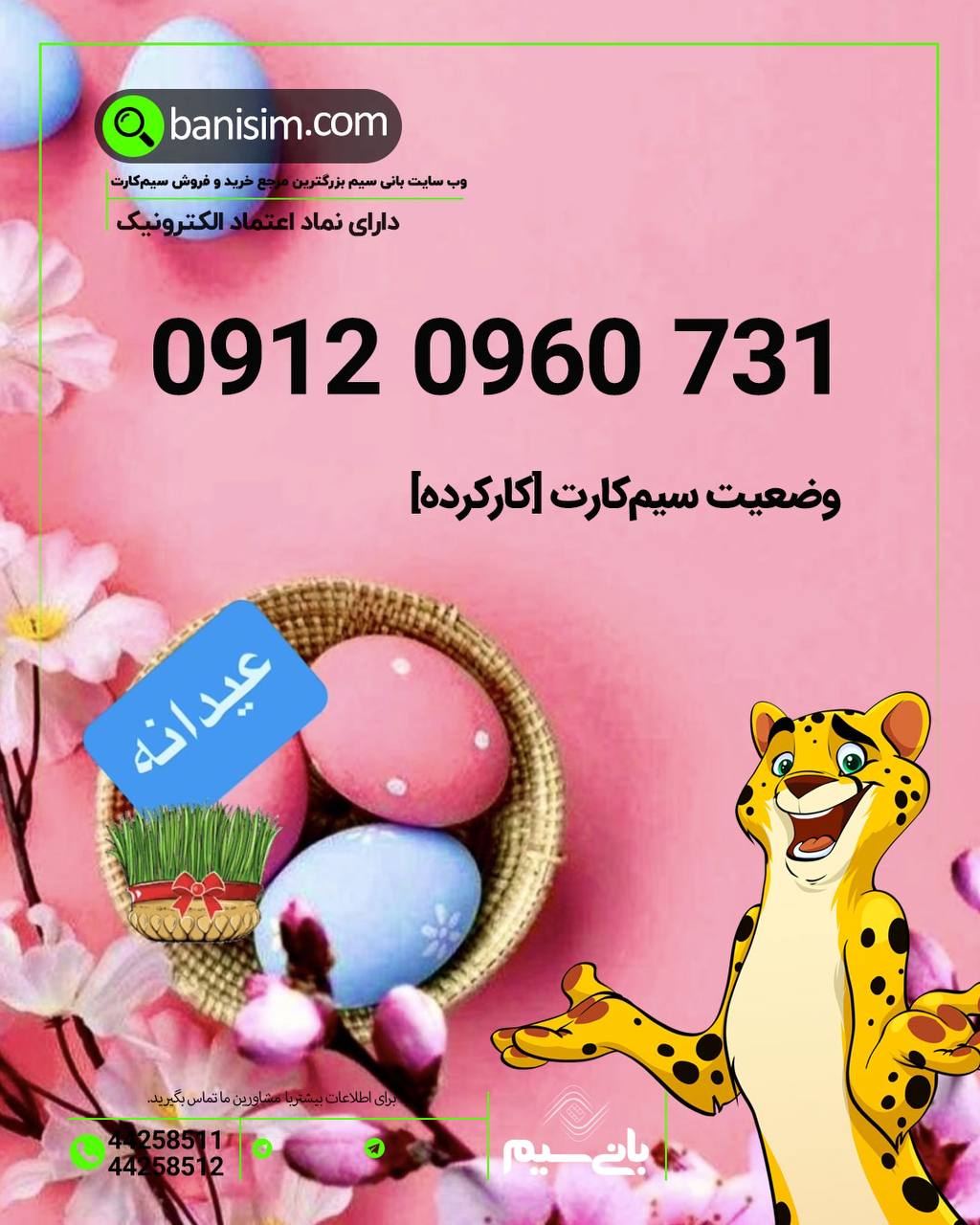 خرید سیمکارت ۰۹۱۲ با تخفیف عیدانه 🔥