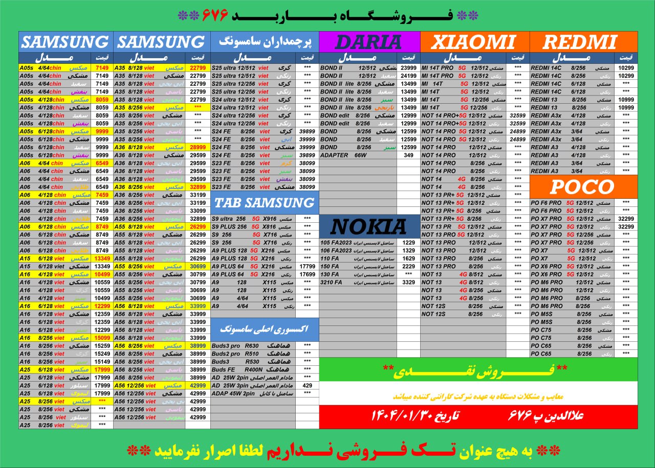 موجودی شرکت باربد