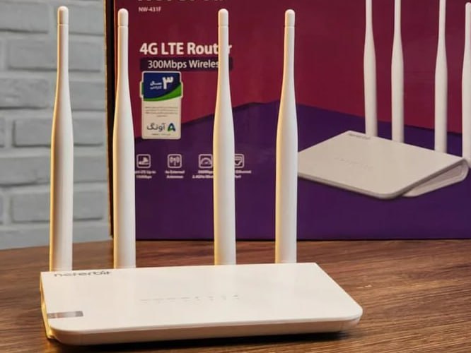 مودم ۴ آنتنه با گارانتی 👌