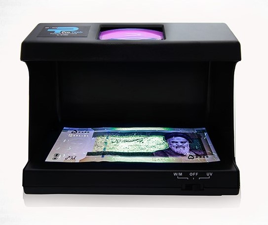  دستگاه تست اسکناس و لامپ UV قیمت همکاری 