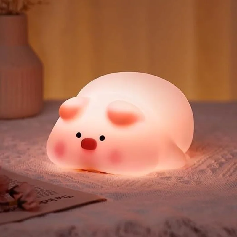 چراغ خواب سیلیکونی خوک و پاندا