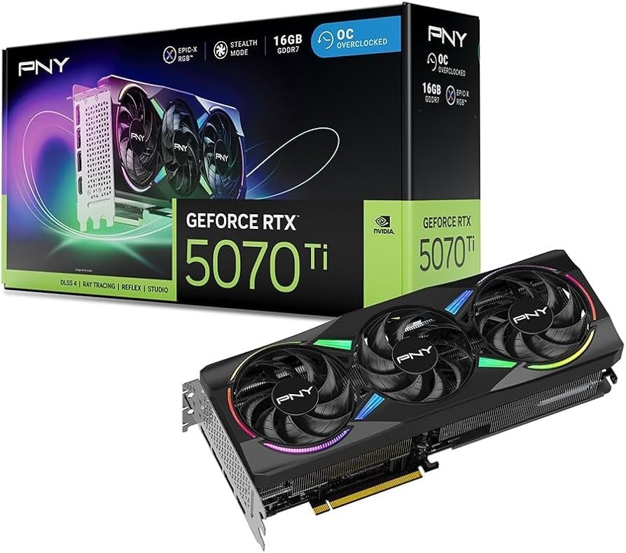 کارت گرافیک 🆕PNY 5070TI  OC 16G