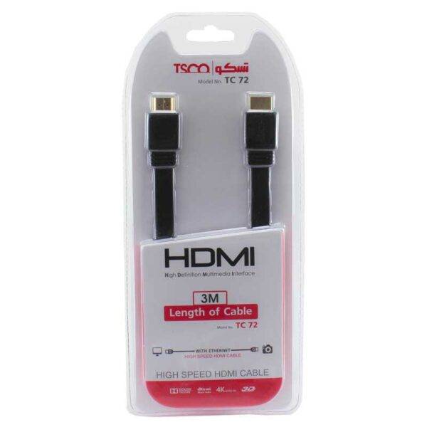 کابل تسکو فلت HDMI TC-72 3m
