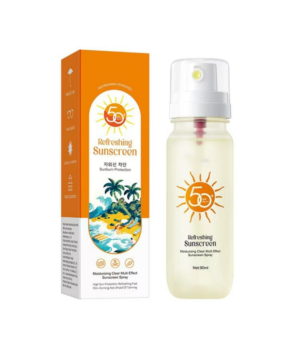 اسپری ضد آفتاب رفرش‌کننده سادور SPF 50+