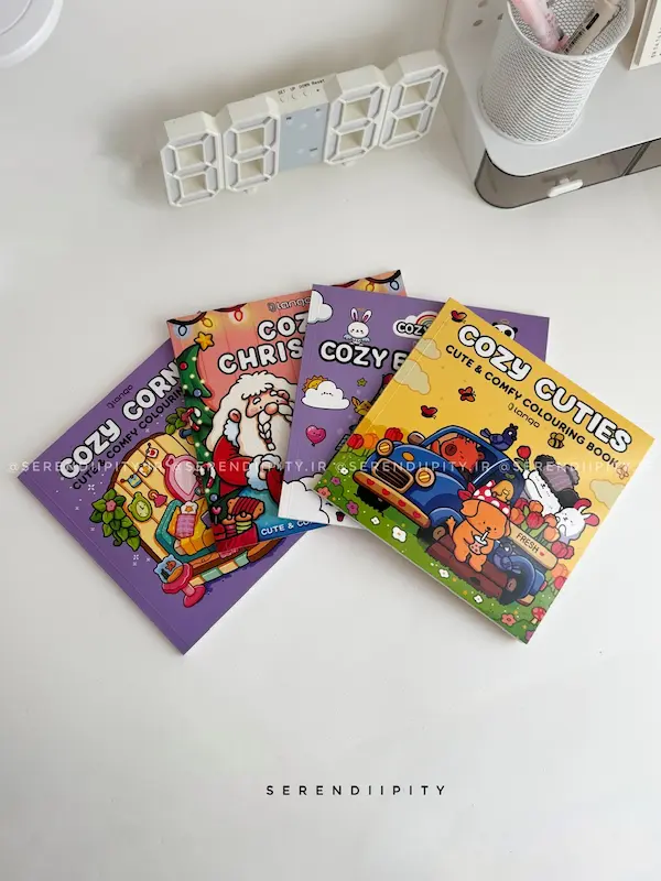 دفتر رنگ آمیزی cozy cute
