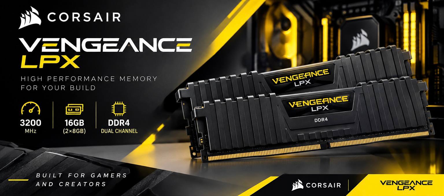 فروش رم های CORSAIR در 2 ظرفیت