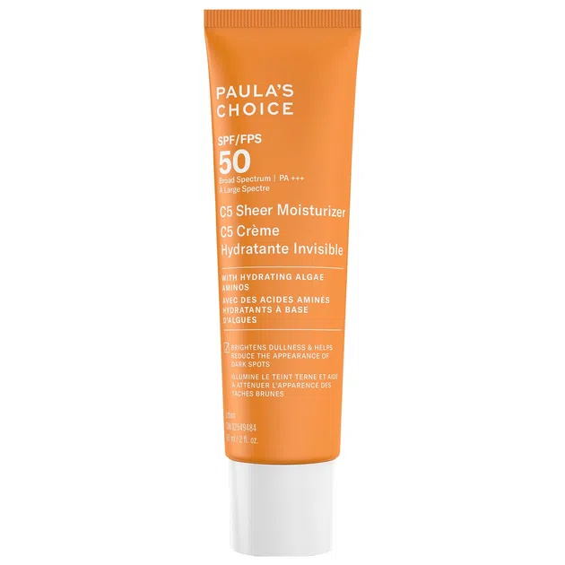 مرطوب کننده شفاف C5 با SPF 50 پائولا چویس