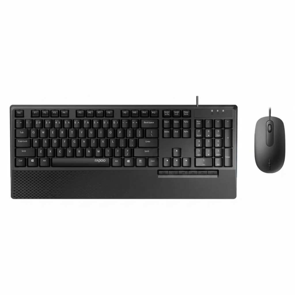 ست کیبورد و ماوس سیم‌دار رپو Rapoo NX2000 Desktop Combo