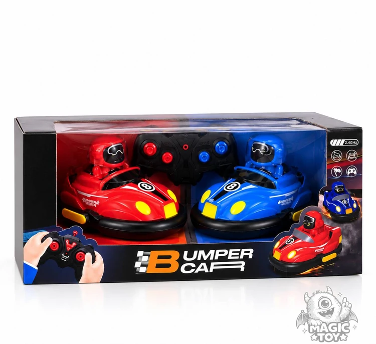 ست ماشین کنترلی تصادفی دو ریموت BUMPER CAR