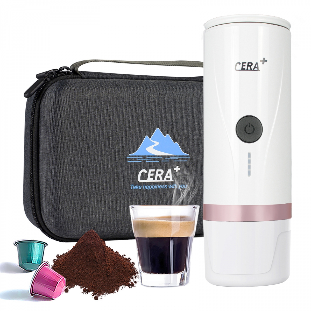 اسپرسوساز قابل حمل اتوماتیک +cera مدل PCM03