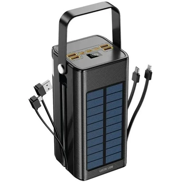 پاوربانک 22.5 وات گرین لاین مدل Solar X ظرفیت60000 میلی‌آمپرساعت