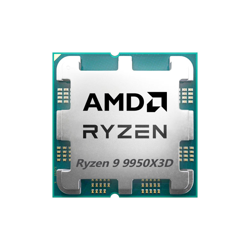 سی پی یو ای ام دی تری مدل Ryzen 9 9950X3D