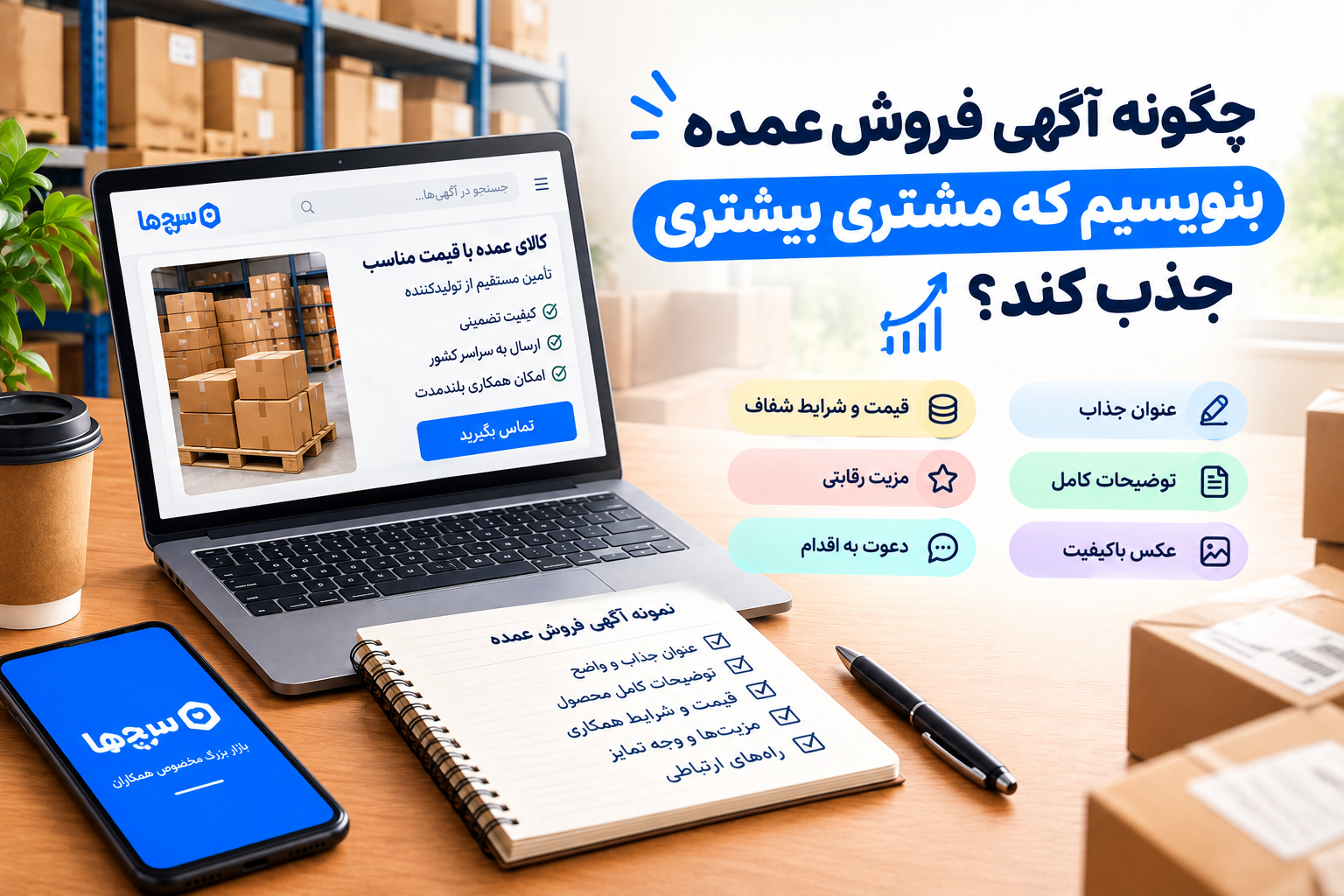 چگونه آگهی فروش عمده بنویسیم که مشتری بیشتری جذب کند؟